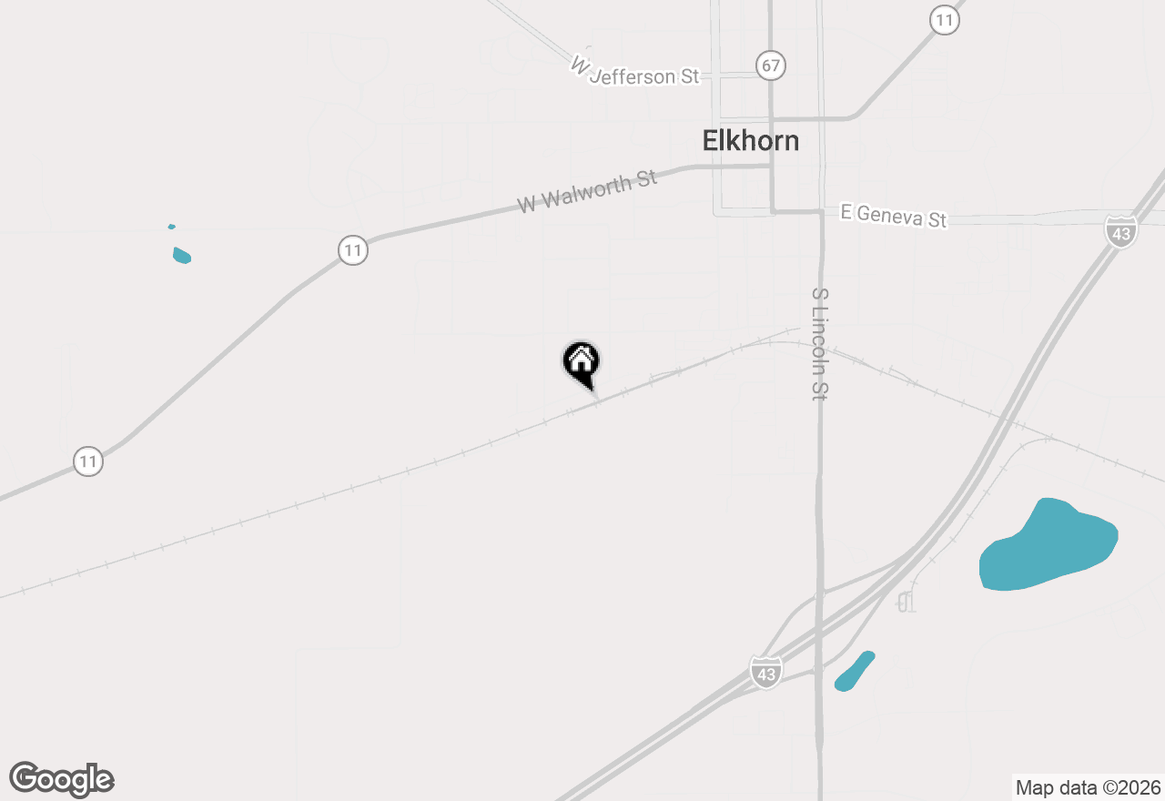 Map of 501 Davis St, Elkhorn, WI 53121