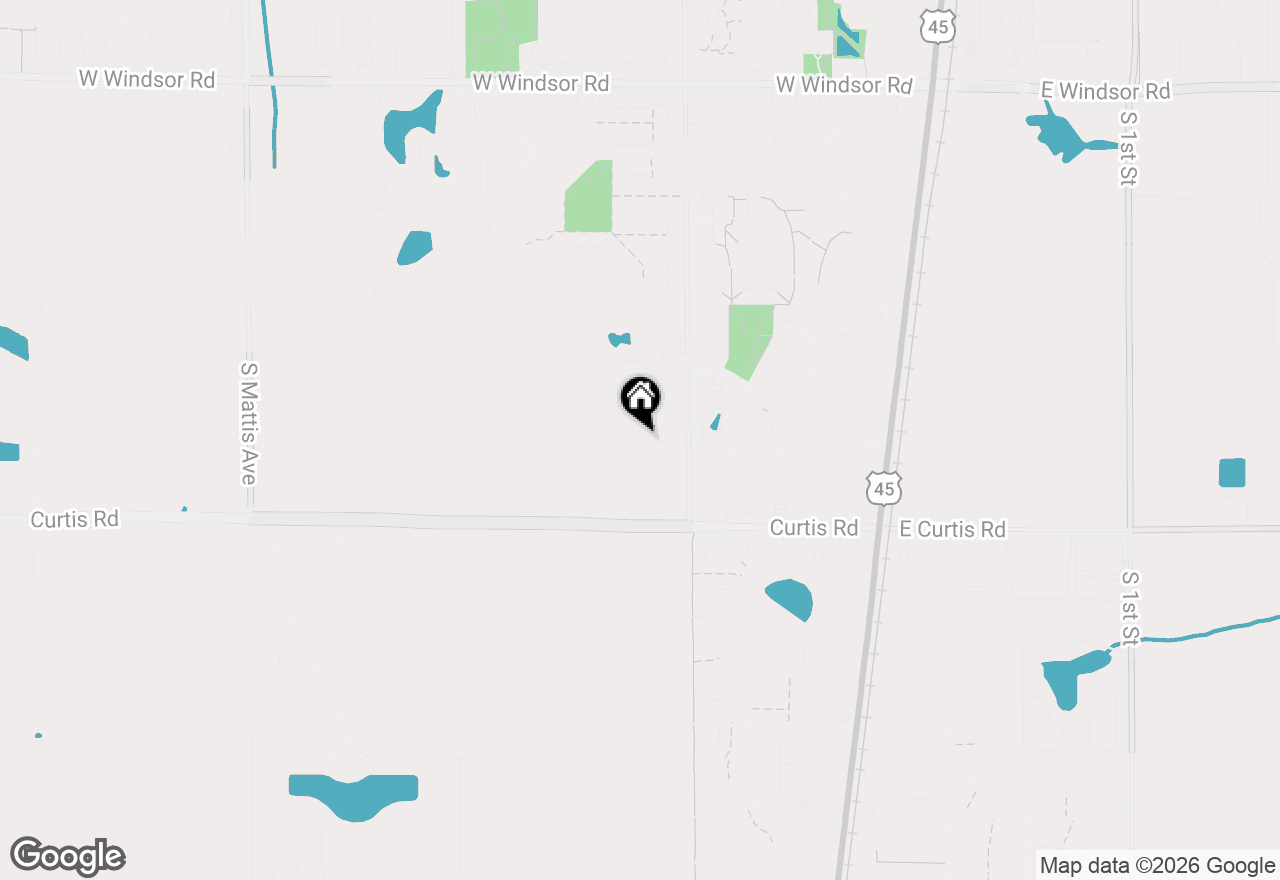 Map of 604 Cayman Way, Savoy, IL 61874