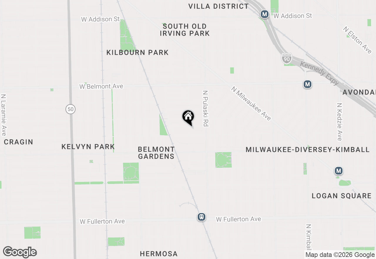 Map of 4101 W Oakdale Avenue, Chicago, IL 60641