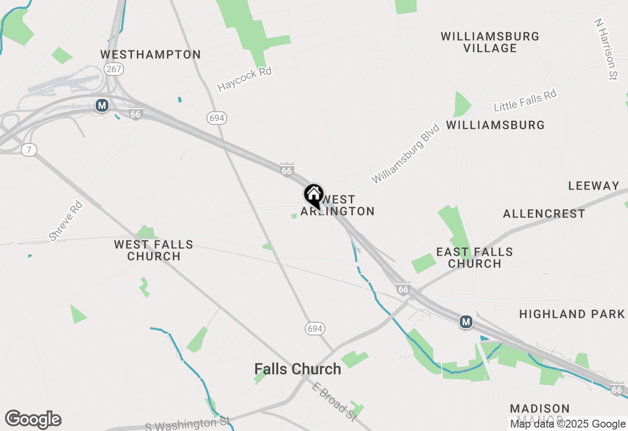 Map of 2816 N Yucatan Street, Arlington, VA 22213