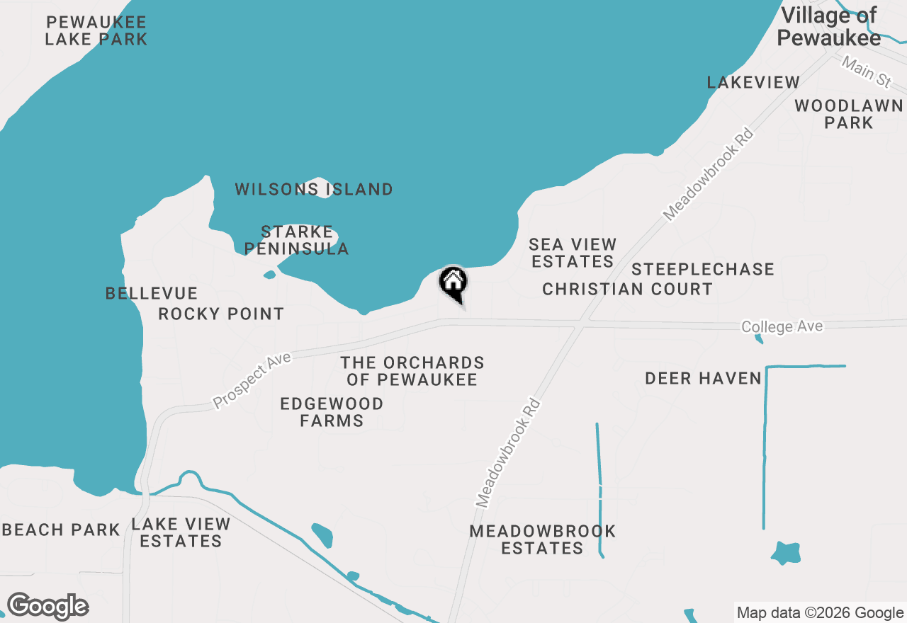 Map of W269N2723 Lelah Ave, Pewaukee, WI 53072