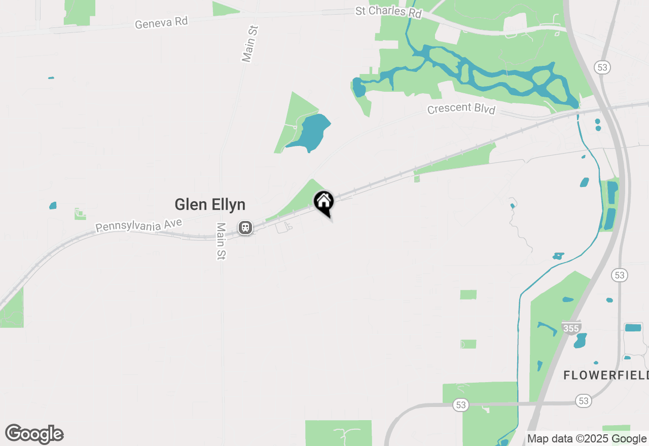 Map of 481 Duane Terrace #B2, Glen Ellyn, IL 60137