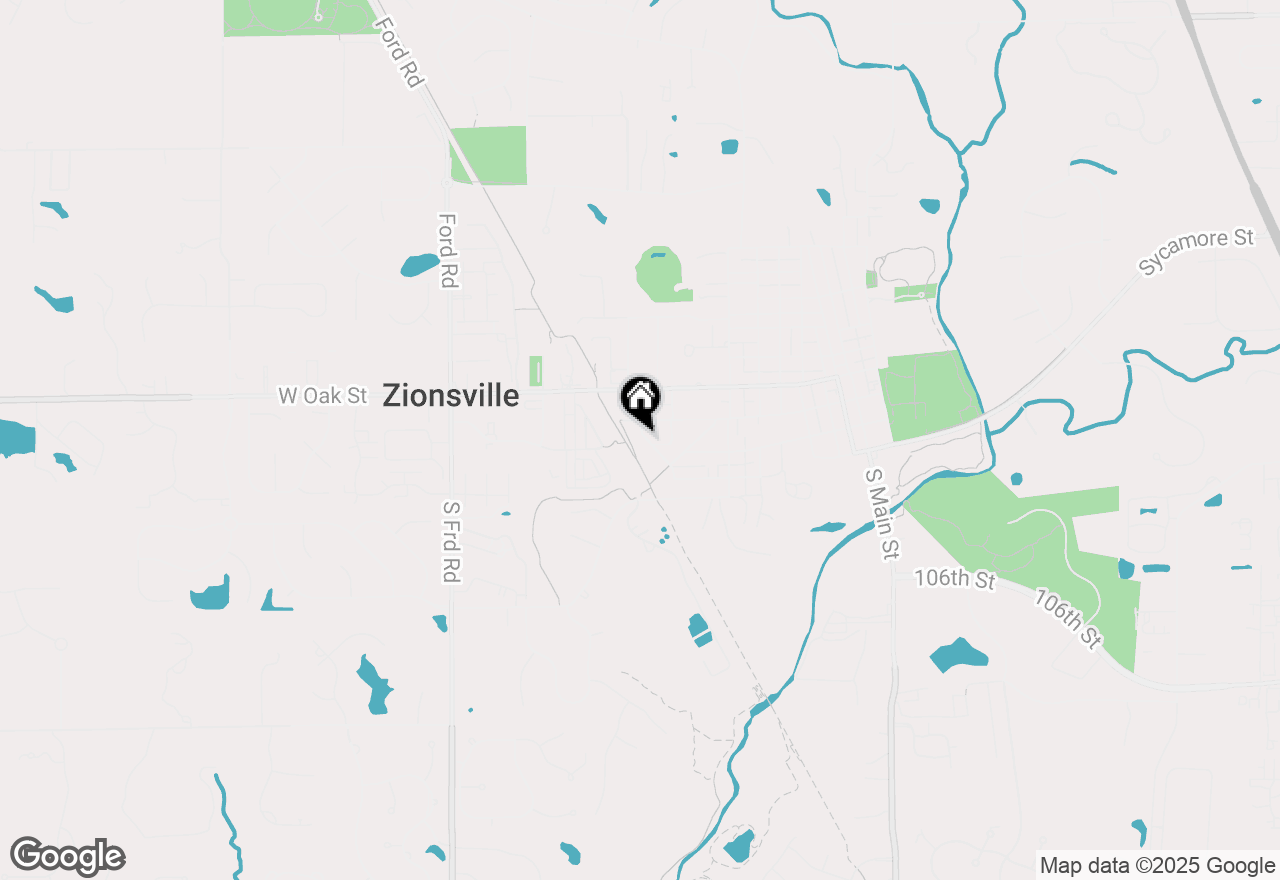 Map of 280 S 9th Street, Zionsville, IN 46077