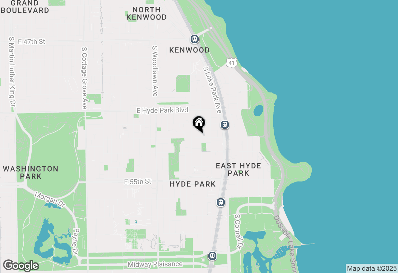 Map of 1424 E 53rd Street #312, Chicago, IL 60615