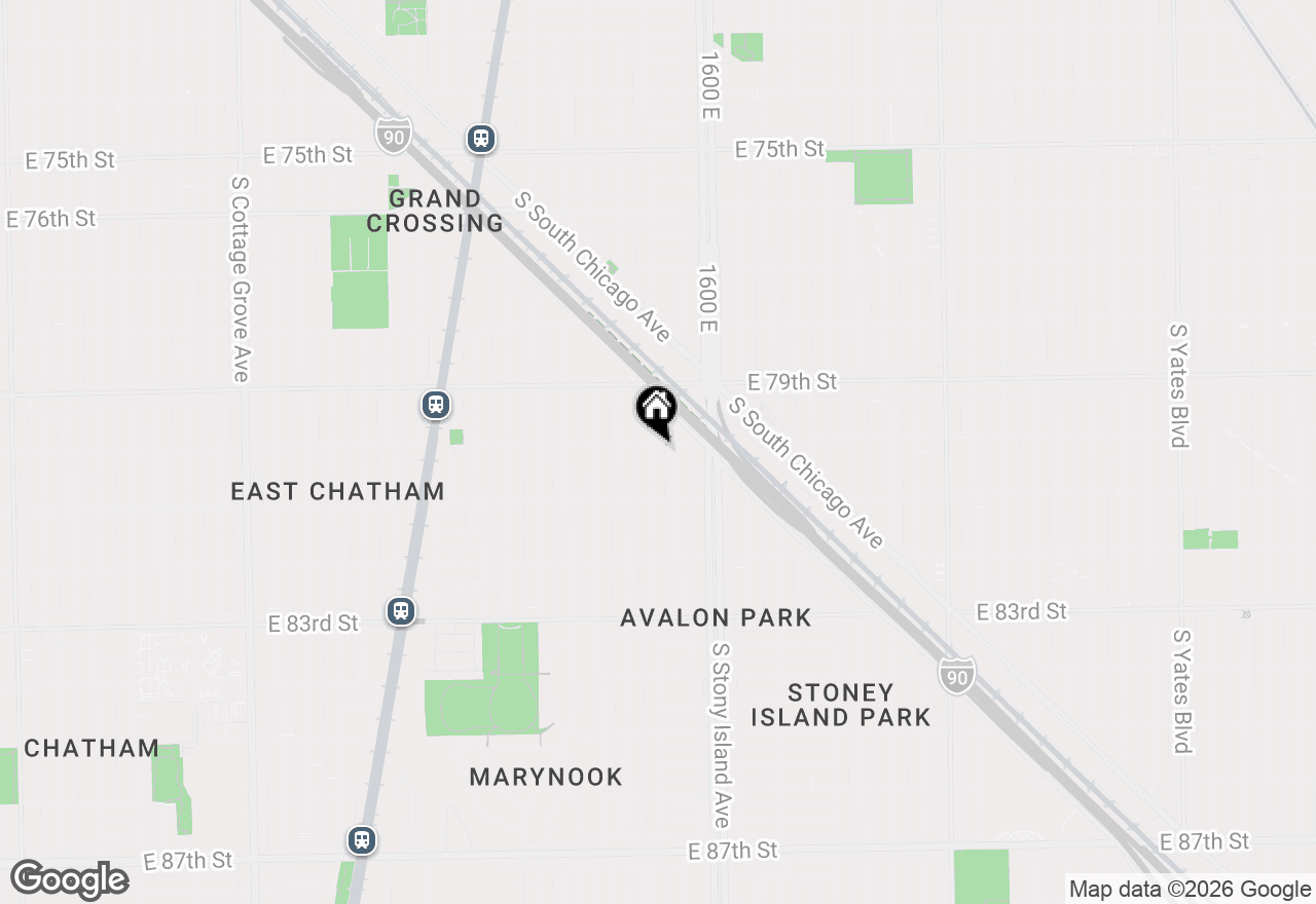 Map of 8007 S Blackstone Avenue, Chicago, IL 60619