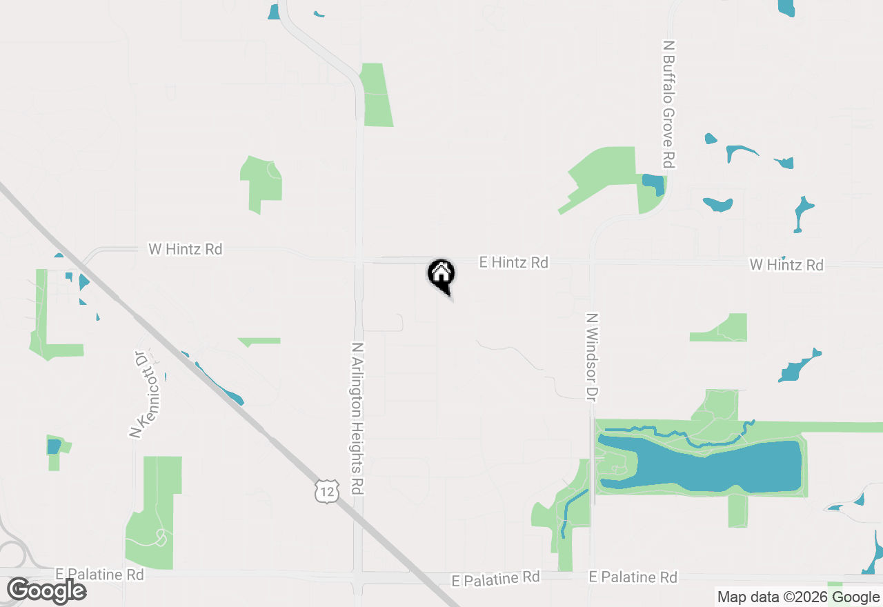 Map of 2571 N Douglas Avenue, Arlington Heights, IL 60004