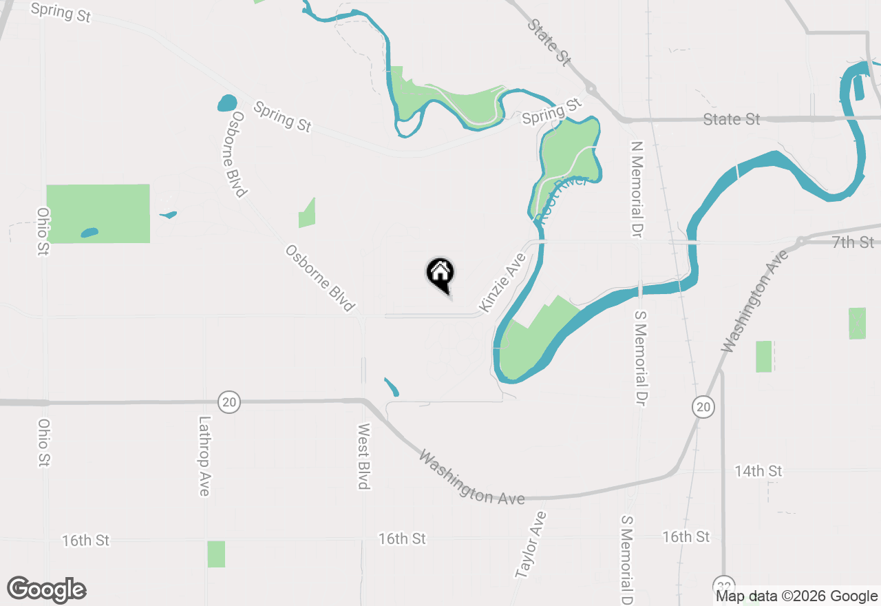 Map of 2337 Hansen Ave, Racine, WI 53405