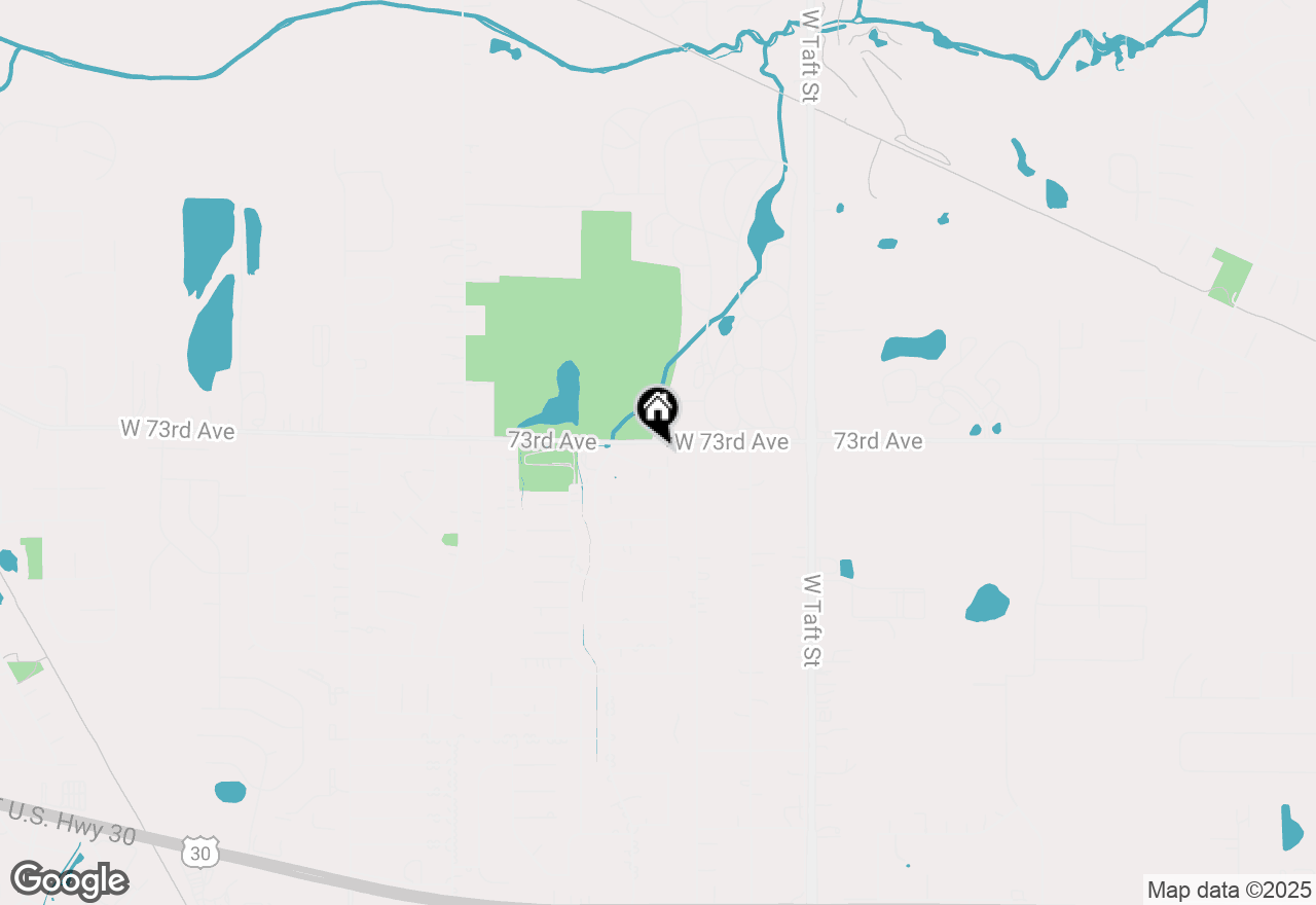 Map of 7318 Marshall Place, Merrillville, IN 46410