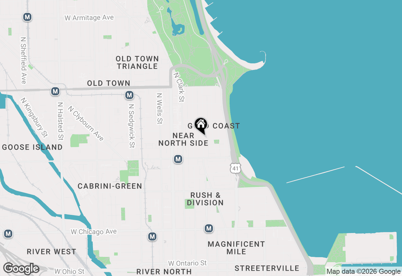 Map of 1300 N State Parkway #604, Chicago, IL 60610