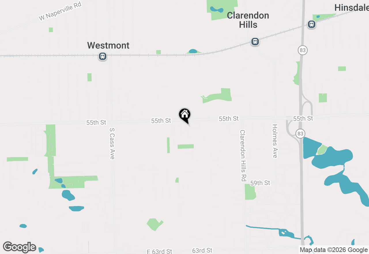 Map of 324 Reserve Circle, Clarendon Hills, IL 60514
