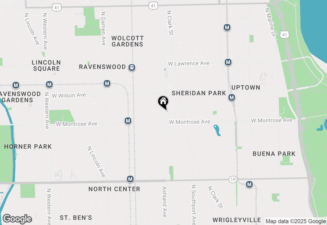 Map of 4452 N Ashland Avenue #304, Chicago, IL 60640