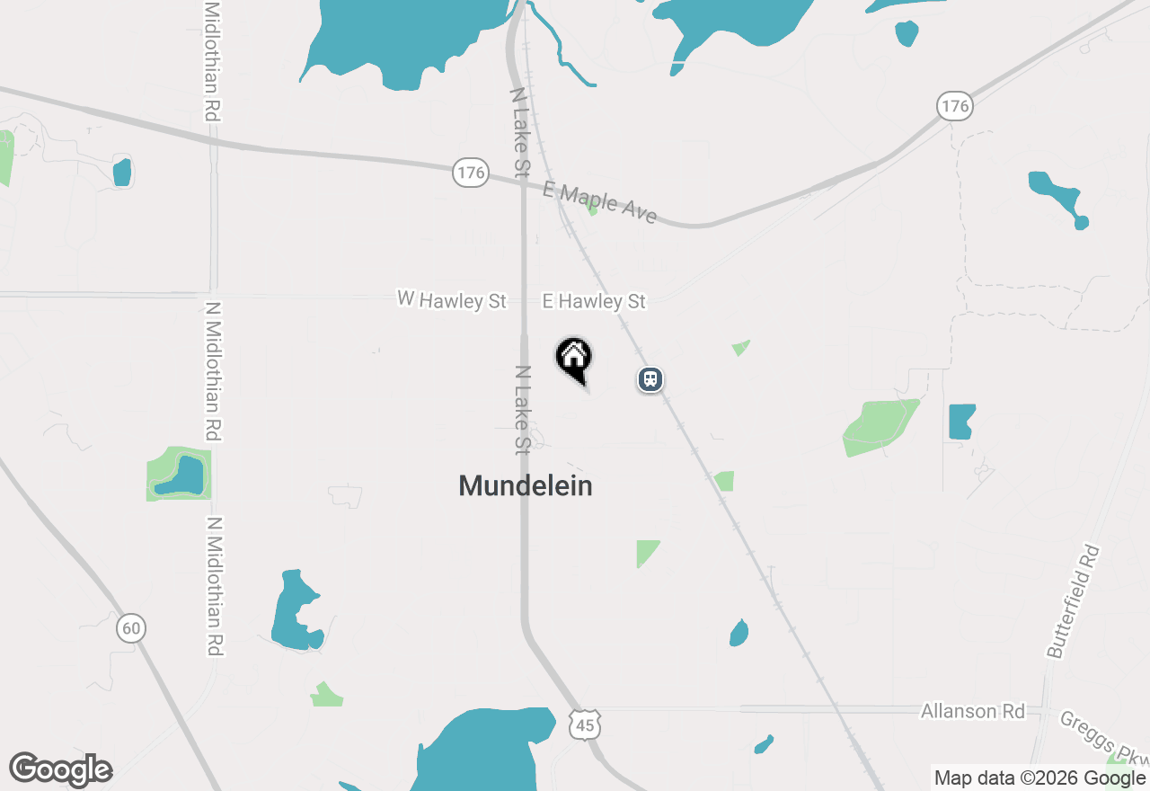 Map of 204 N Archer Avenue, Mundelein, IL 60060