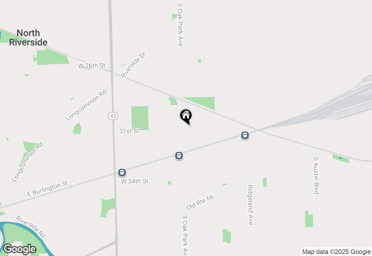 Map of 6733 31st Street #2, Berwyn, IL 60402