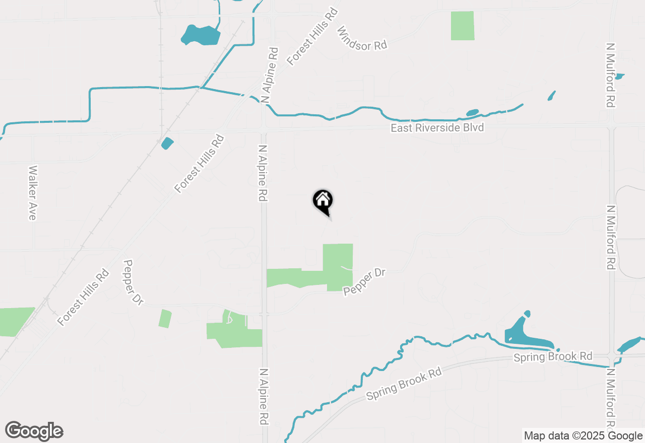 Map of 4744 Innsbruck Drive, Rockford, IL 61114