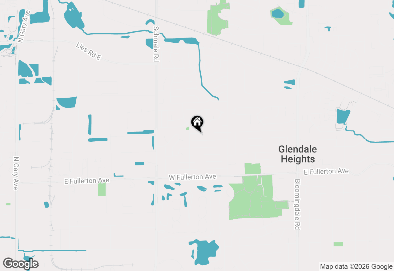Map of 89 W Schubert Avenue, Glendale Heights, IL 60139