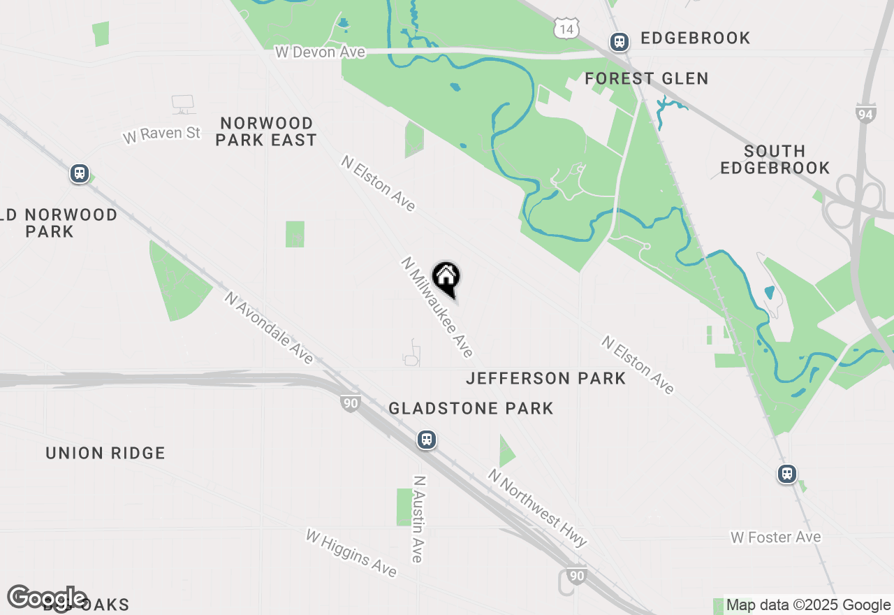 Map of 5719 N Milwaukee Avenue, Chicago, IL 60646