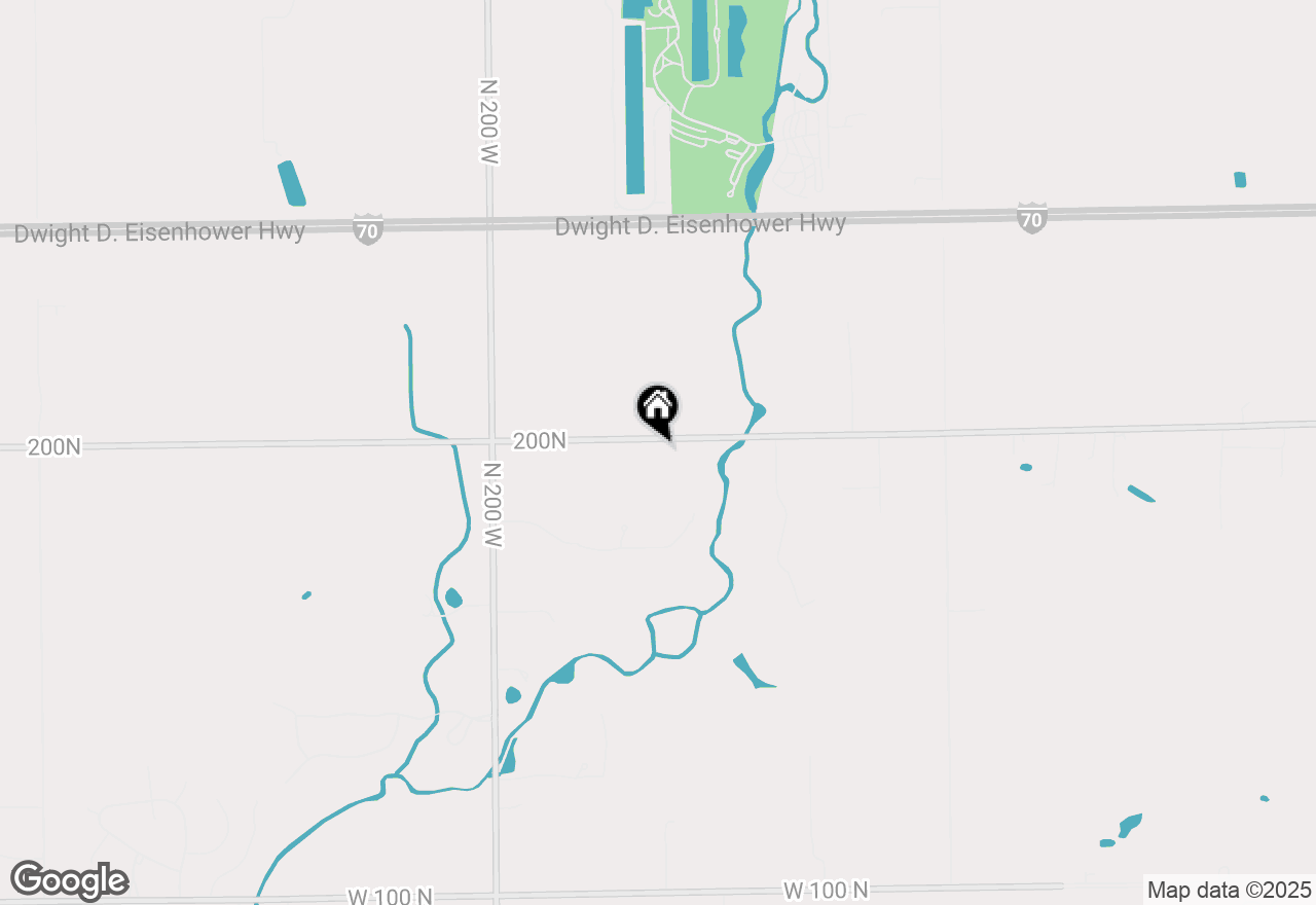 Map of 1633 W 200 N, Greenfield, IN 46140