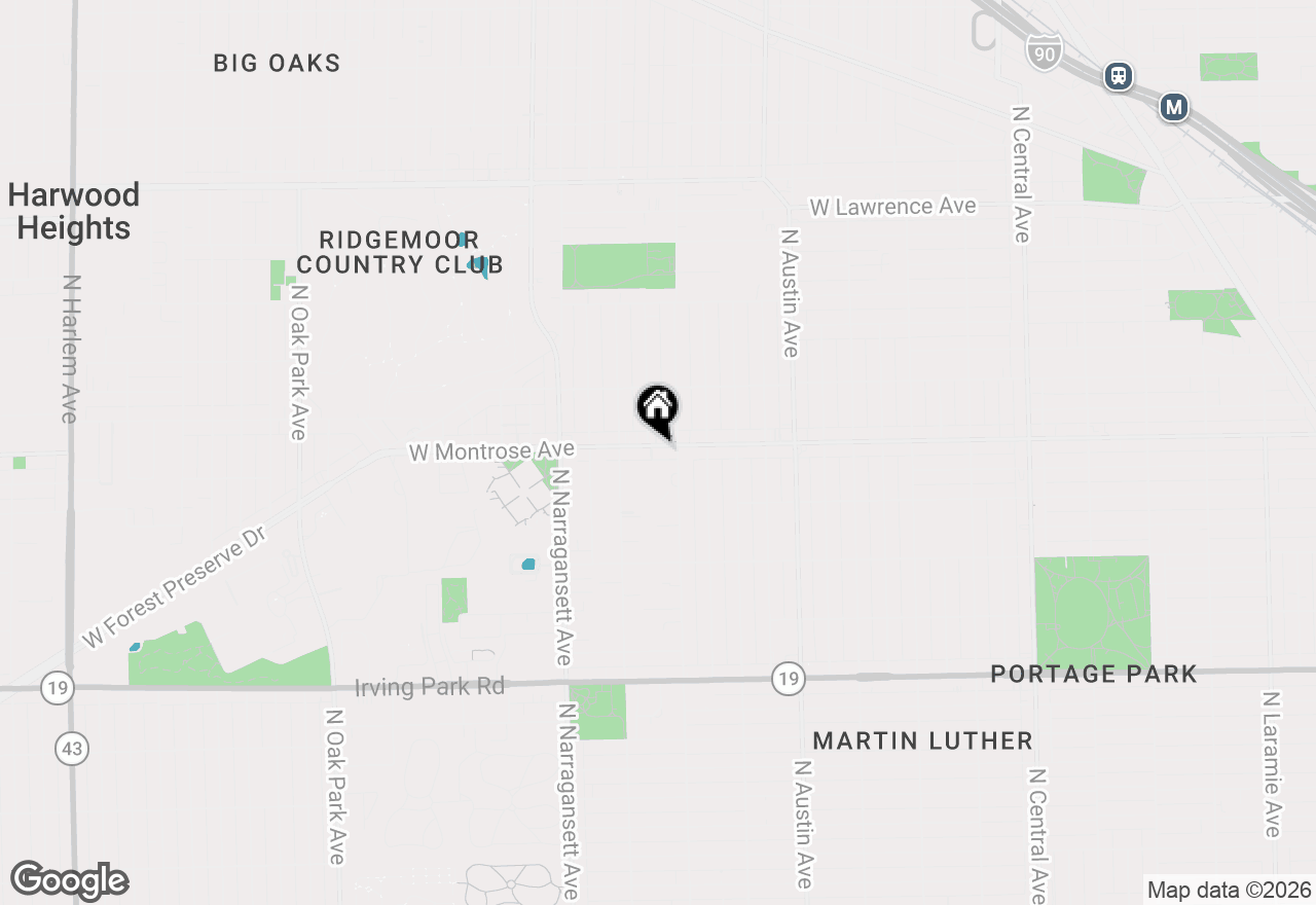Map of 6219 W Montrose Avenue, Chicago, IL 60634