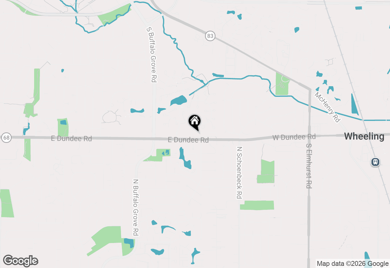 Map of 300 E Dundee Road #102A, Buffalo Grove, IL 60089