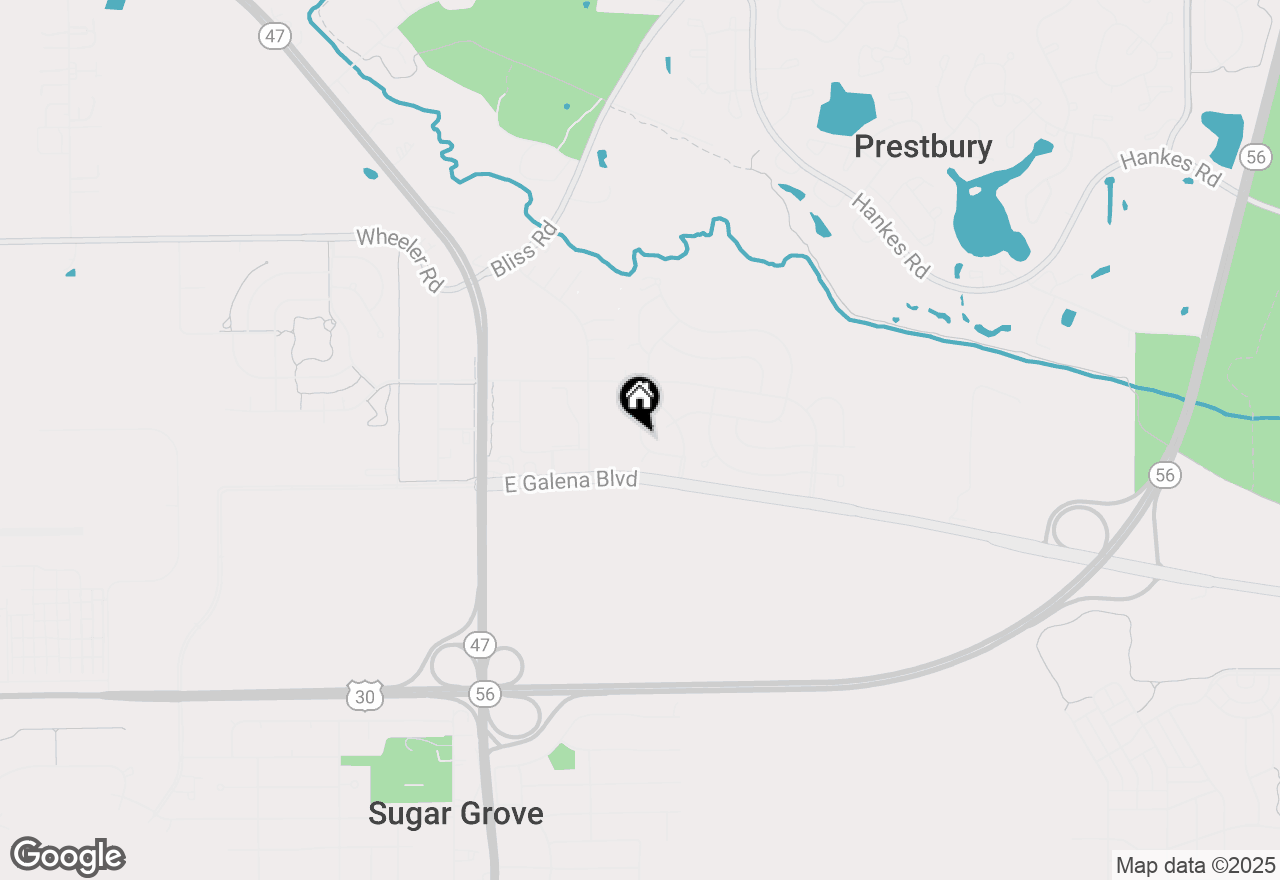 Map of 206 Brompton Lane #A, Sugar Grove, IL 60554