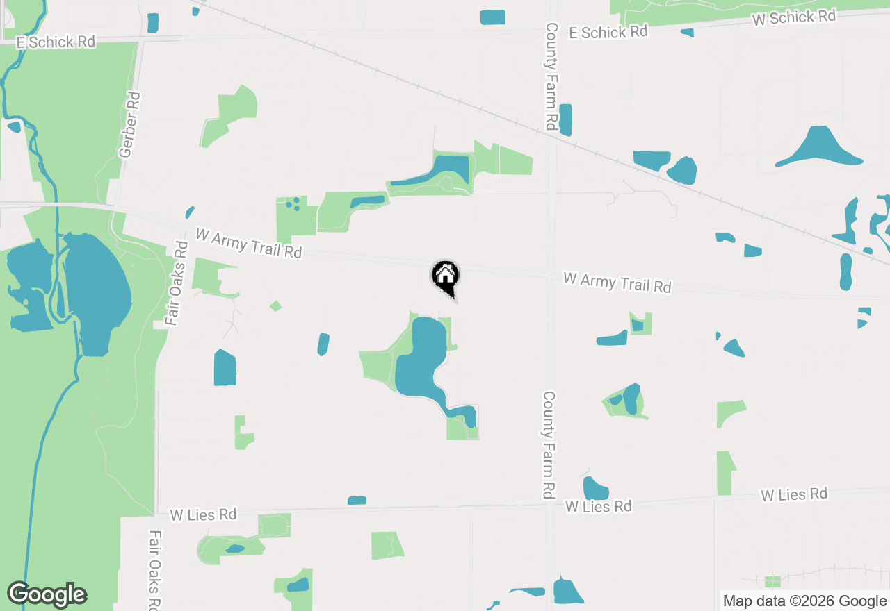 Map of 1059 Ridgefield Circle, Carol Stream, IL 60188