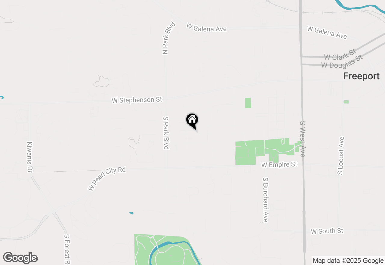 Map of 1420 W Stover Street, Freeport, IL 61032