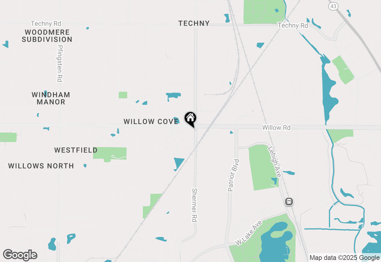 Map of 114 Penn Court, Glenview, IL 60026