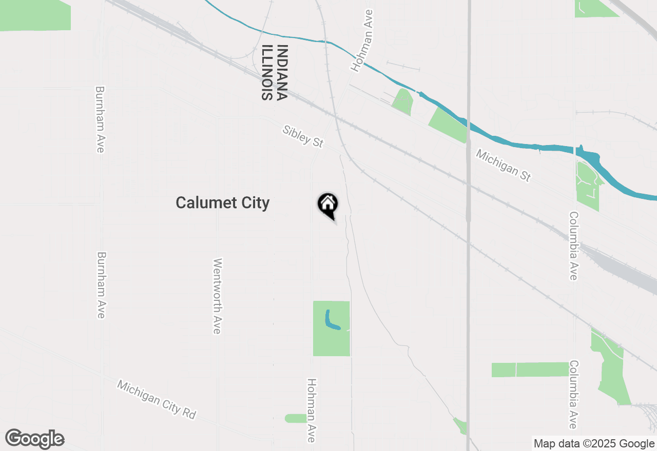 Map of 229 Ogden Street, Hammond, IN 46320