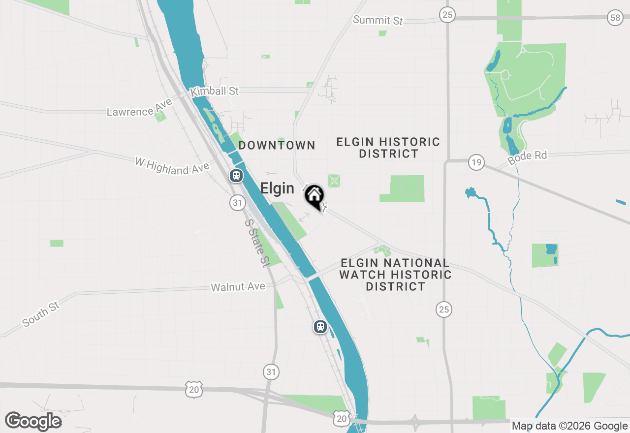 Map of 153 Dawson Drive, Elgin, IL 60120