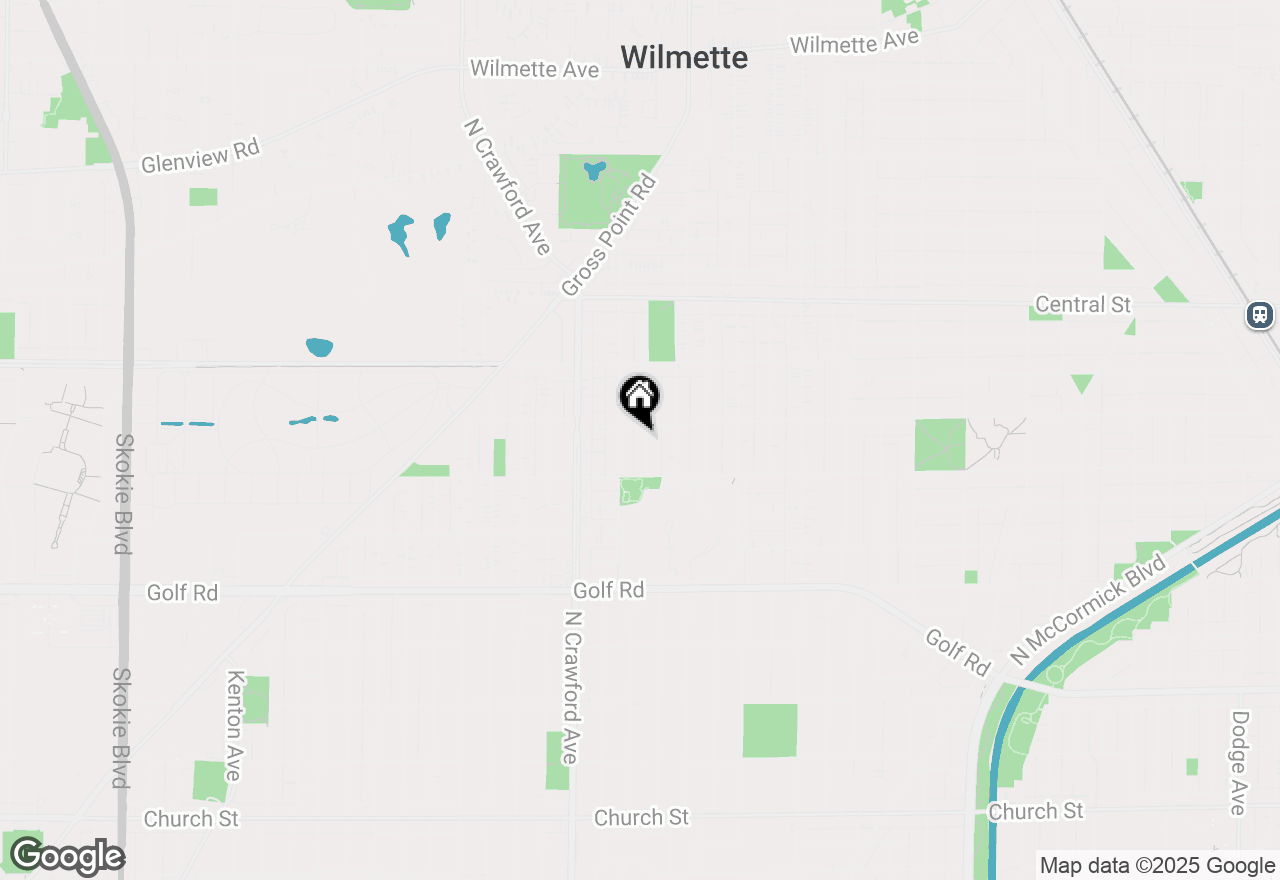 Map of 2334 Cowper Avenue, Evanston, IL 60201