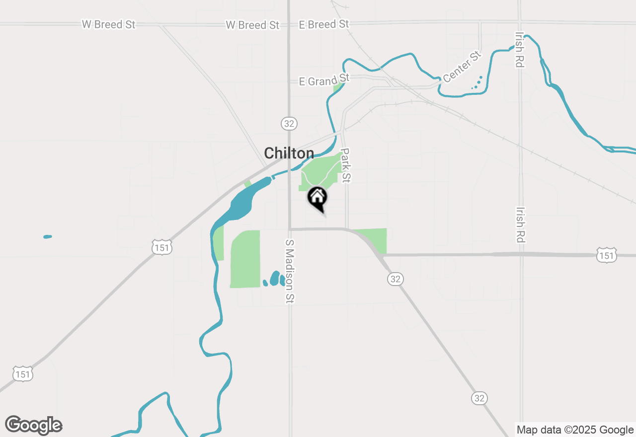 Map of 55 Oak St, Chilton, WI 53014