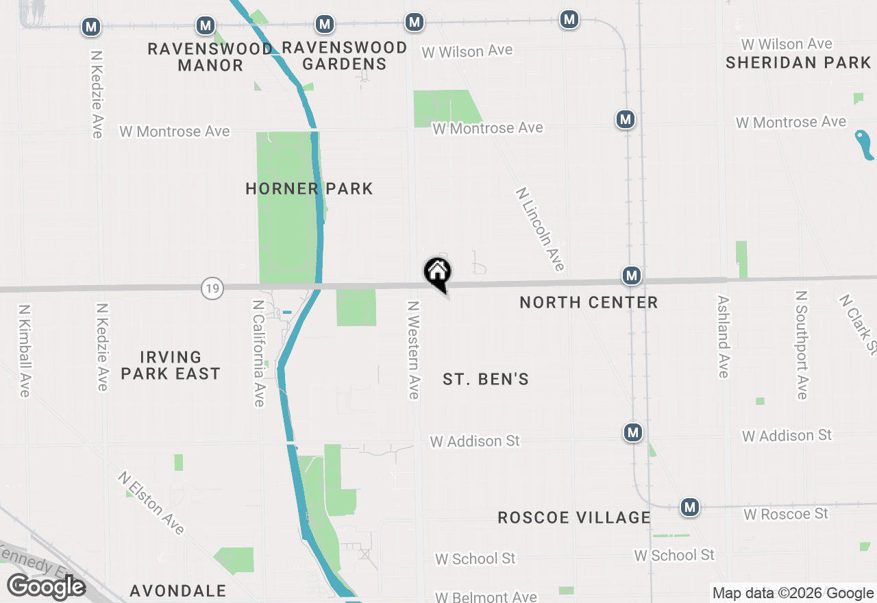 Map of 3937 N Claremont Avenue, Chicago, IL 60618