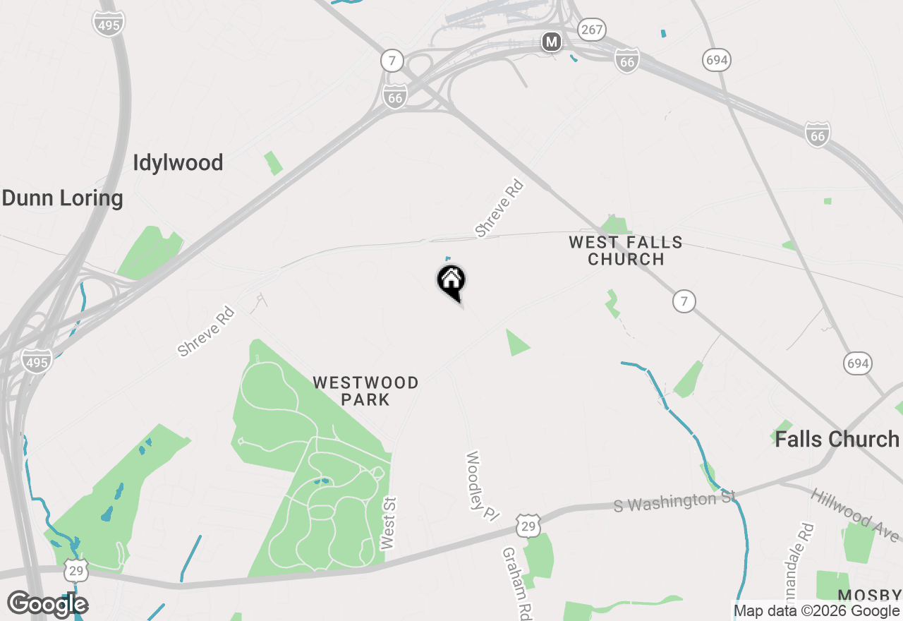 Map of 7226 Tod Street, Falls Church, VA 22046