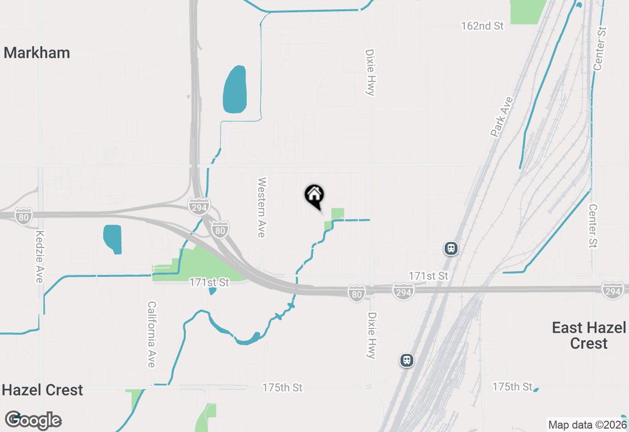 Map of 16876 Head Avenue, Hazel Crest, IL 60429
