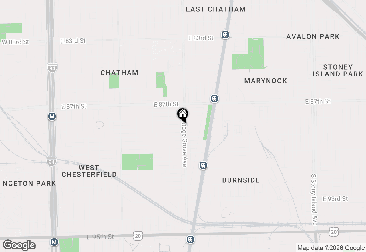 Map of 8818 S Cottage Grove Avenue, Chicago, IL 60619