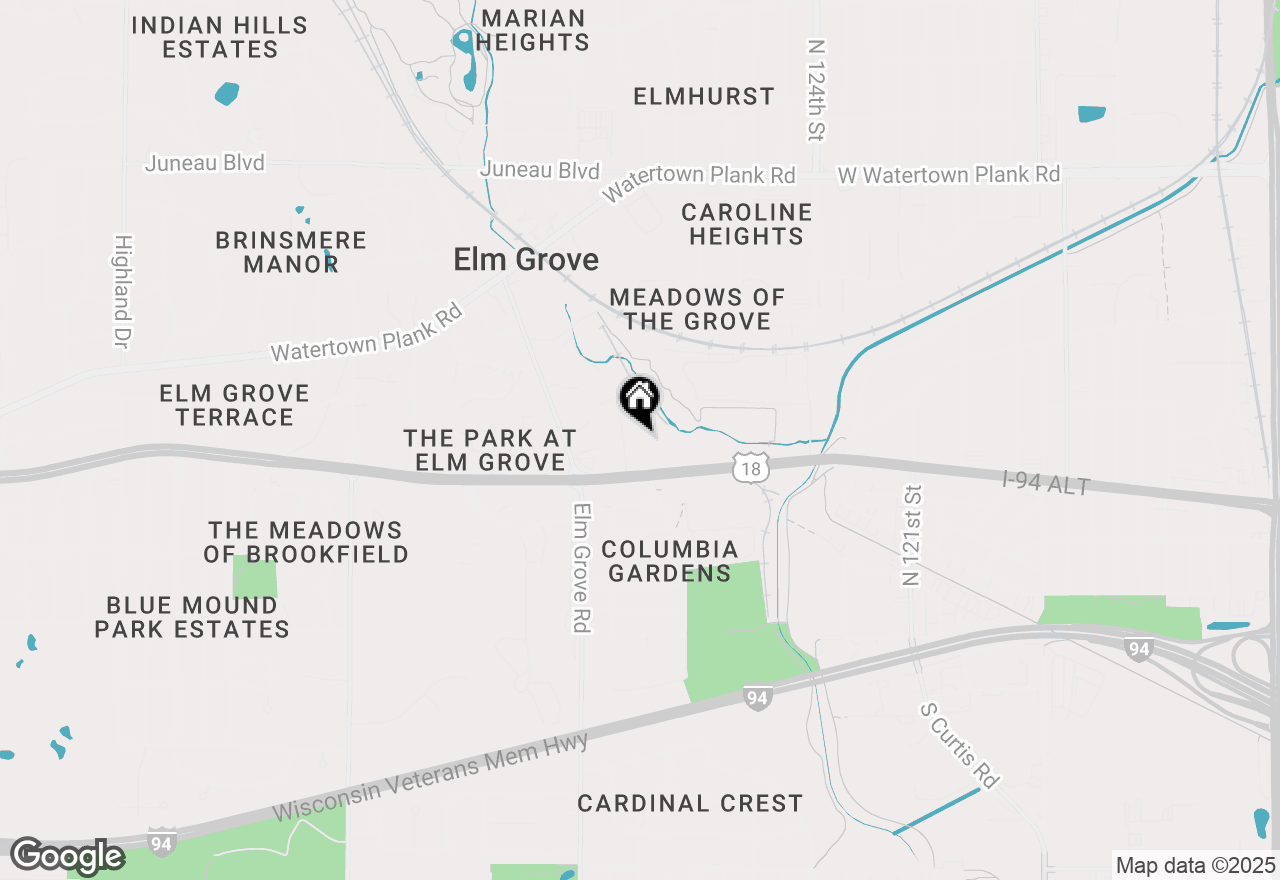 Map of 12990 W Bluemound Rd #301, Elm Grove, WI 53122