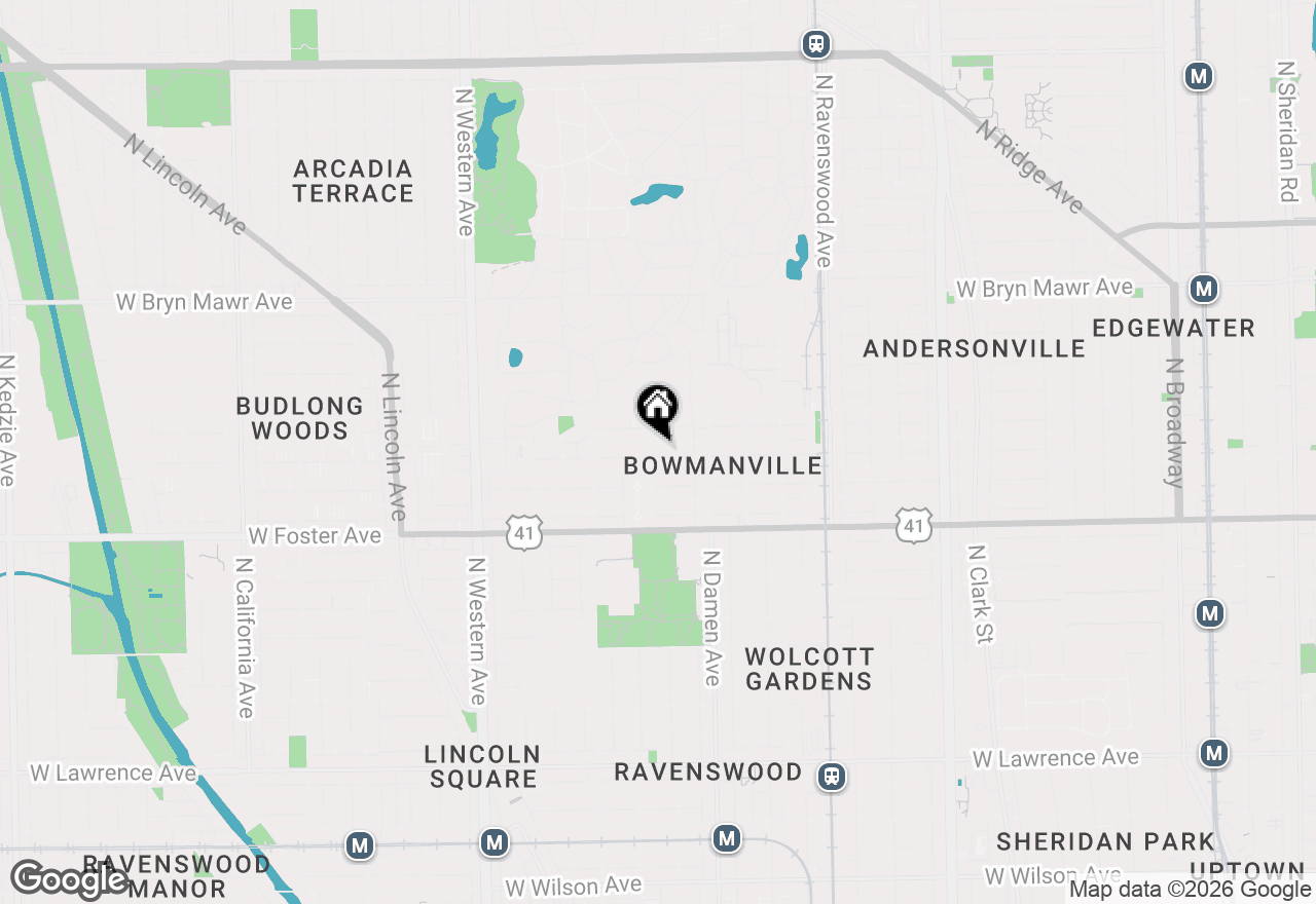 Map of 2053 W Summerdale Avenue #2N, Chicago, IL 60625
