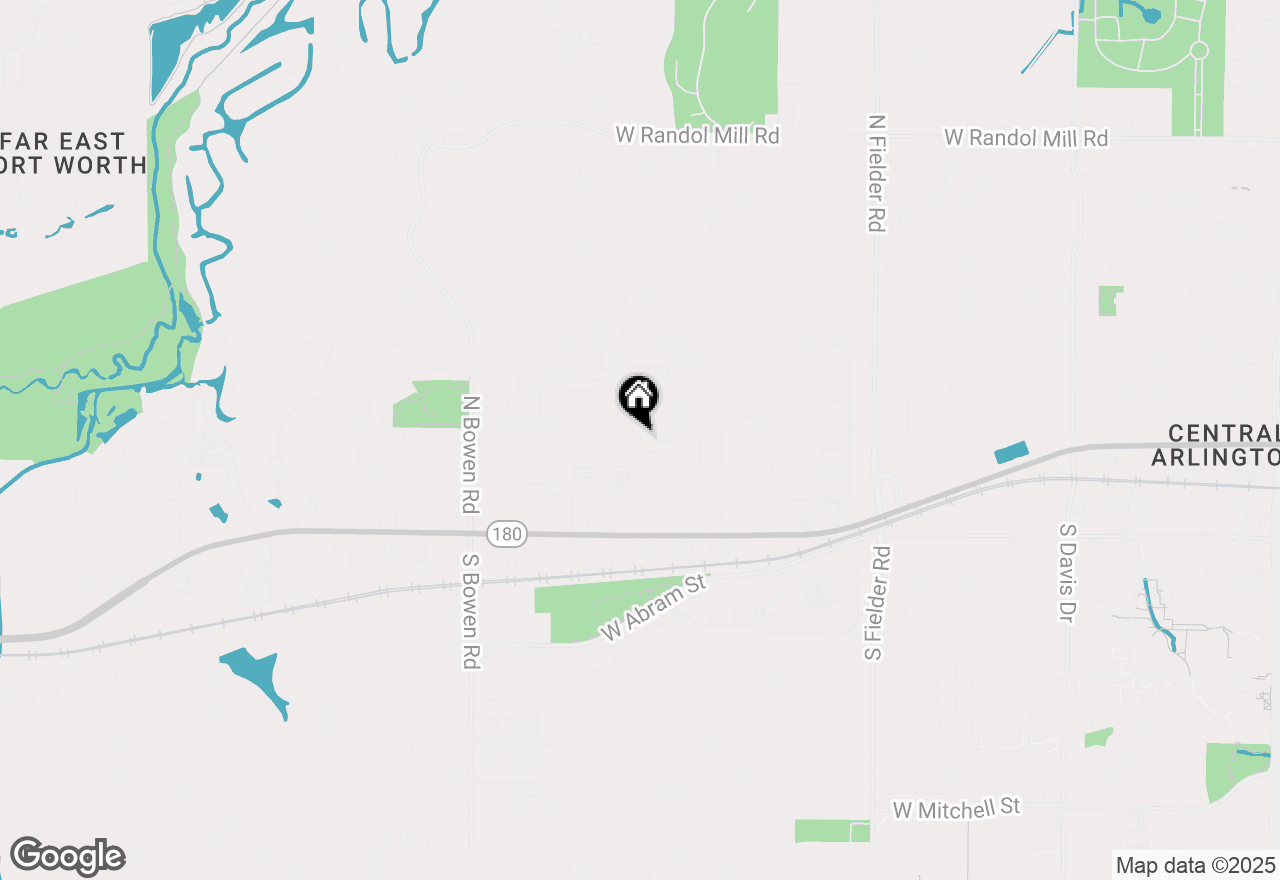 Map of 2021 Oakwood Court #2021, Arlington, TX 76012