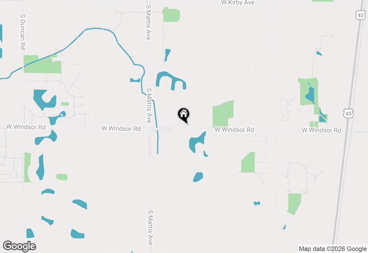 Map of 2332 Brookshire East Drive, Champaign, IL 61821