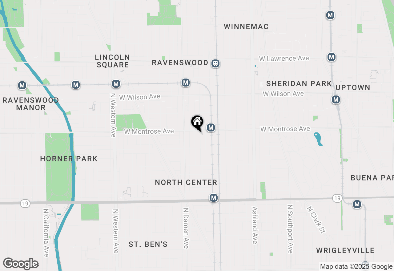 Map of 4345 N Winchester Avenue, Chicago, IL 60613