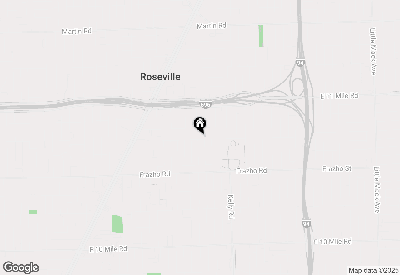 Map of 18411 Marquette Street, Roseville, MI 48066