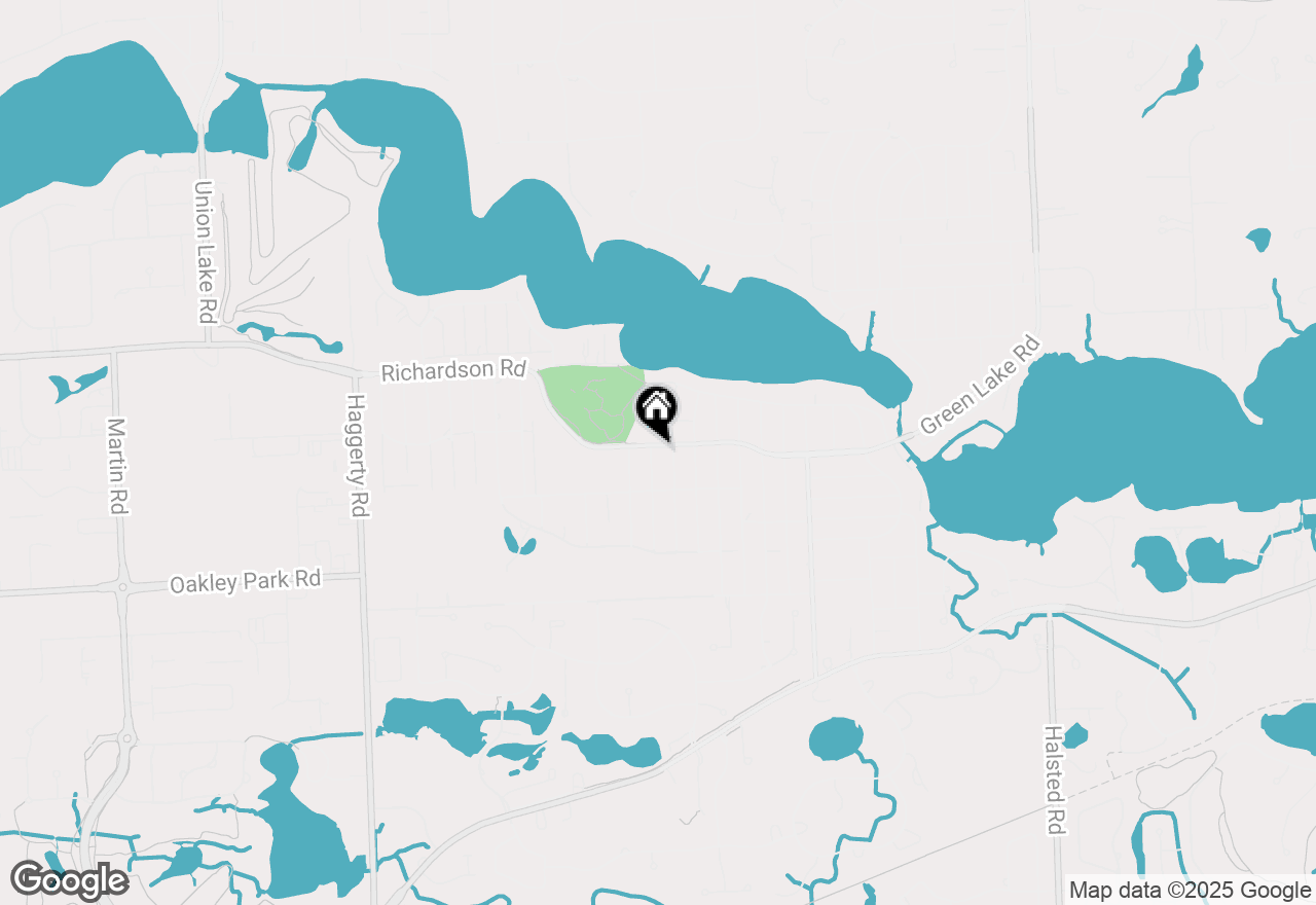 Map of 7337 Richardson Road, West Bloomfield, MI 48323