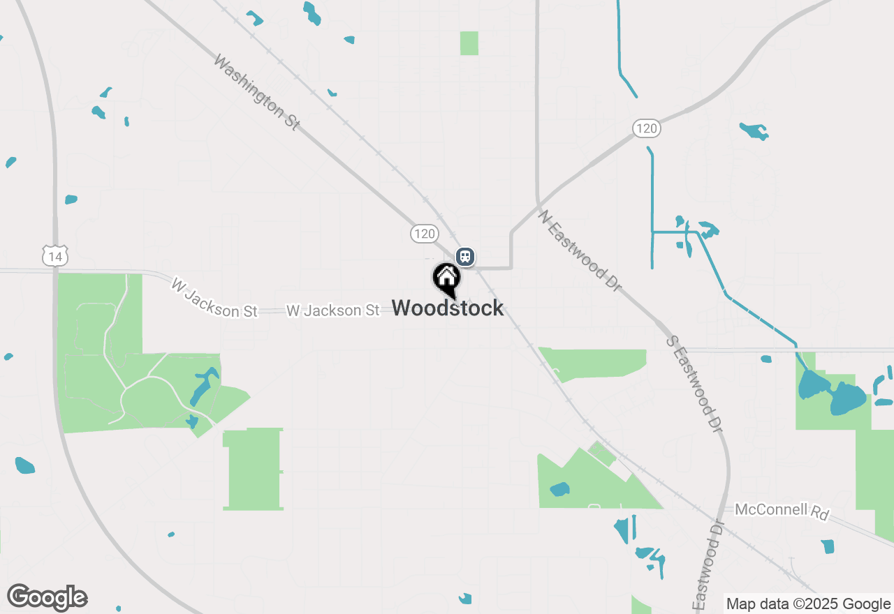 Map of 4265 Meadowridge Road, Woodstock, IL 60098