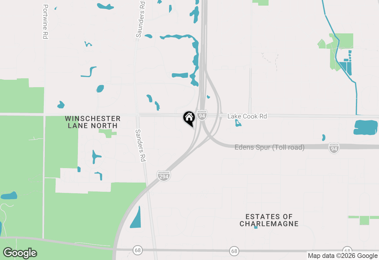 Map of 101 Pointe Drive #302, Northbrook, IL 60062