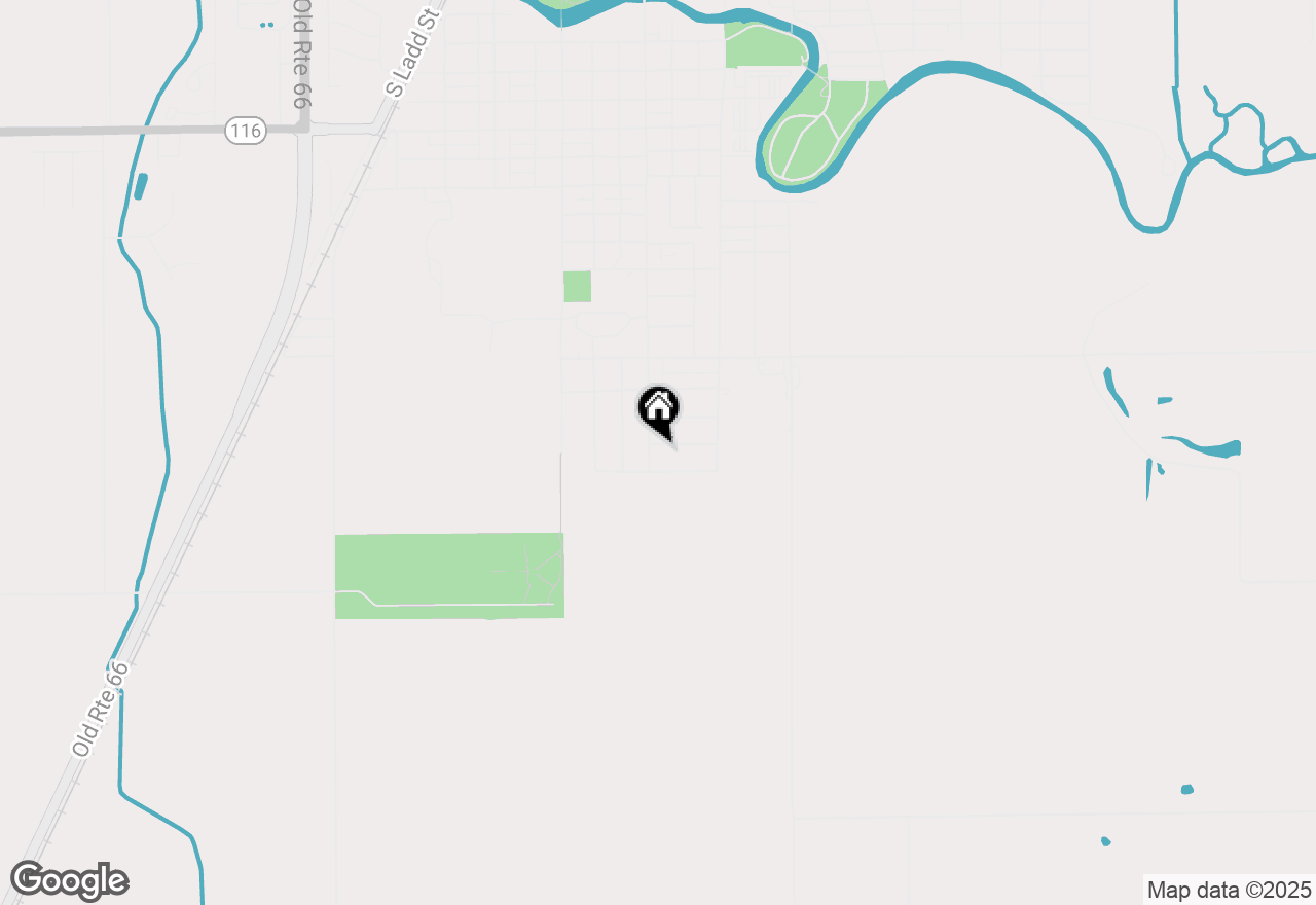 Map of 126 E Diller Street, Pontiac, IL 61764