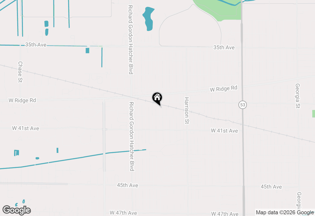 Map of 3940 Pierce Street, Gary, IN 46408