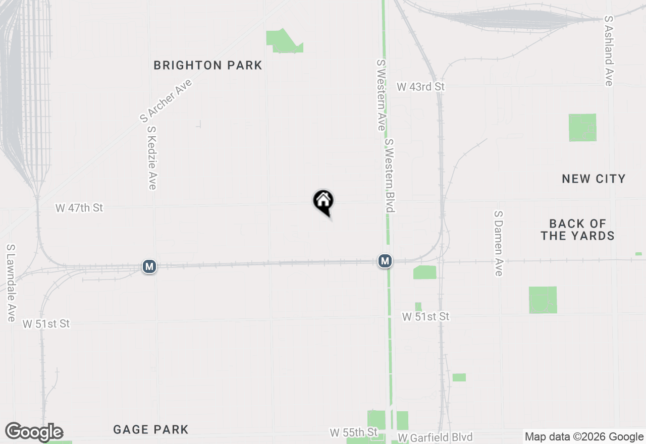 Map of 4740 S Rockwell Street, Chicago, IL 60632