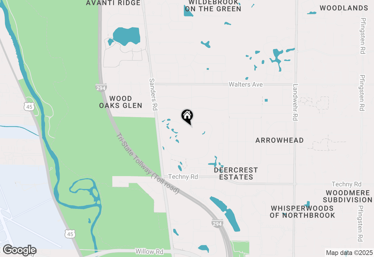 Map of 3851 Mission Hills Road #102, Northbrook, IL 60062
