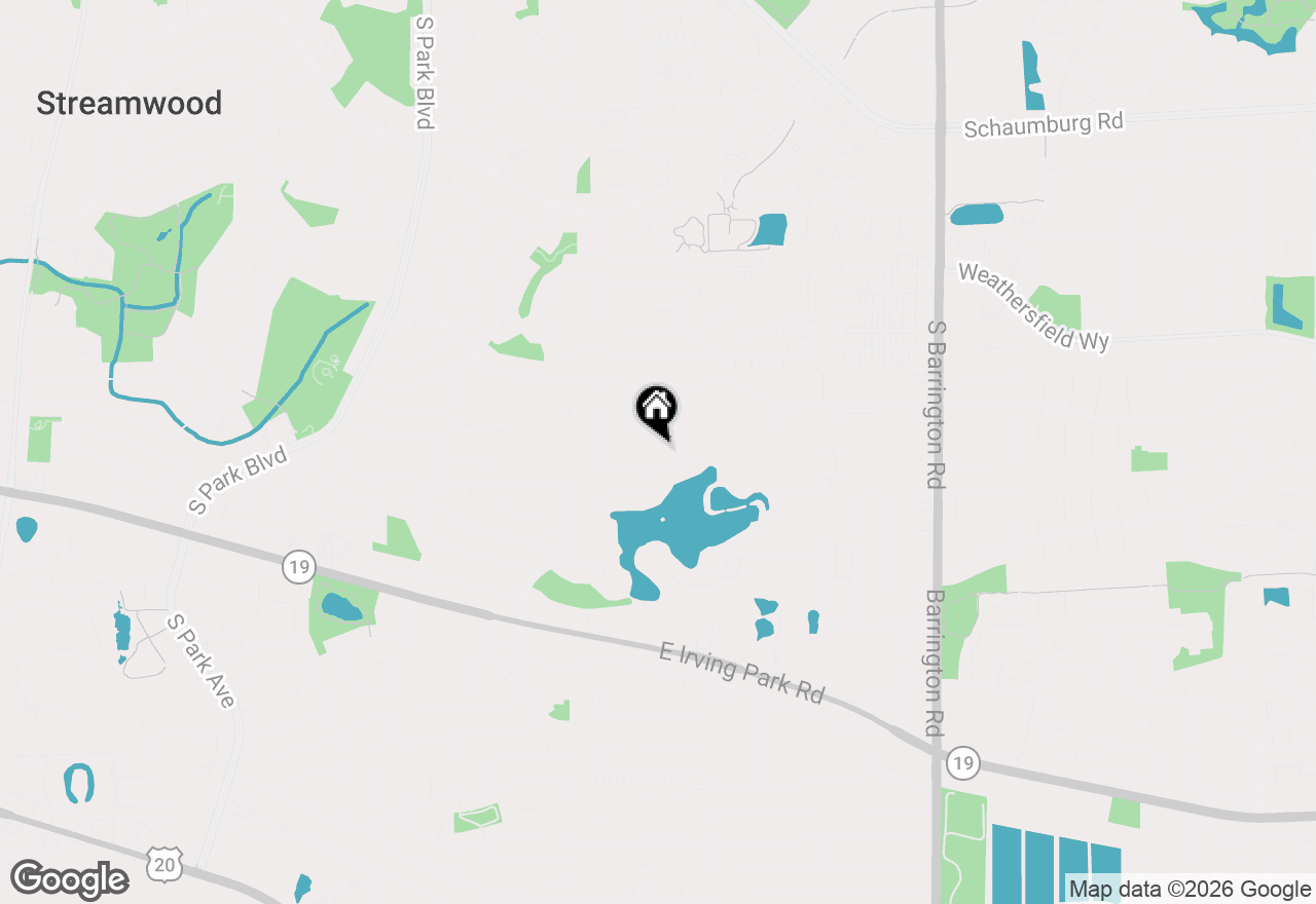 Map of 3 Woodview Court, Streamwood, IL 60107