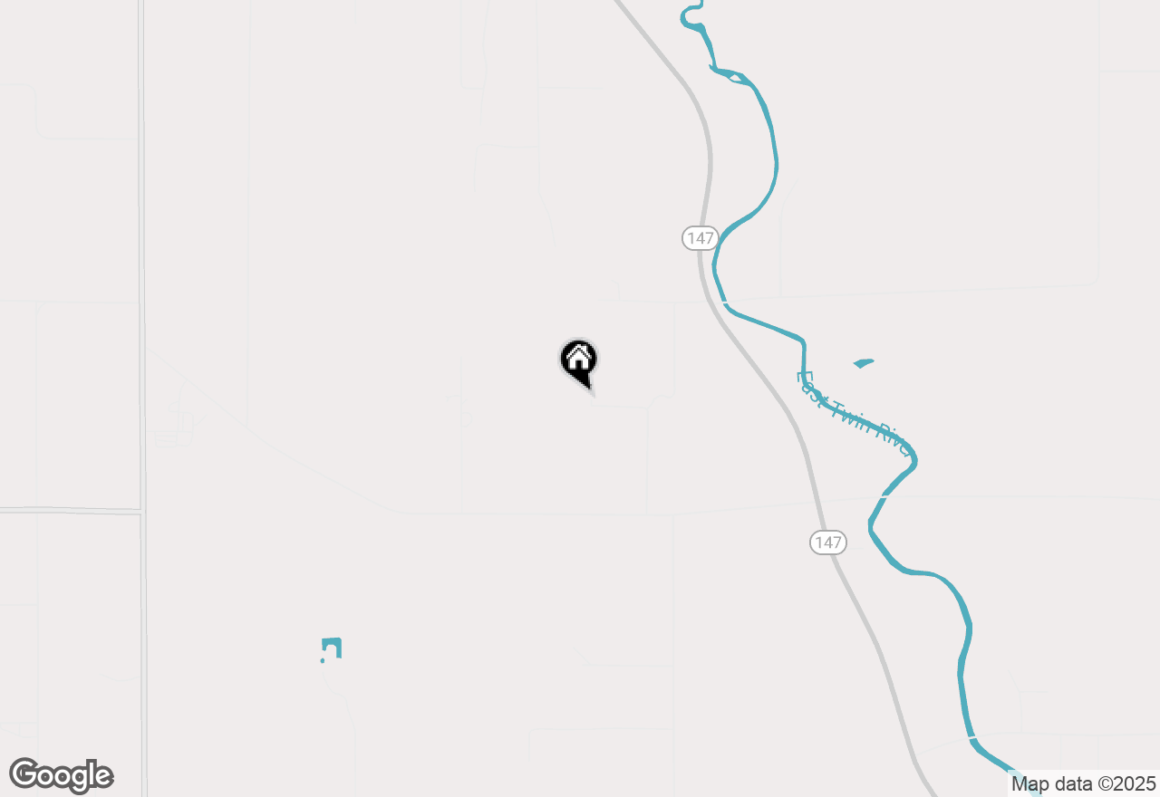 Map of 8530 N Sunset Dr, Two Rivers, WI 54241